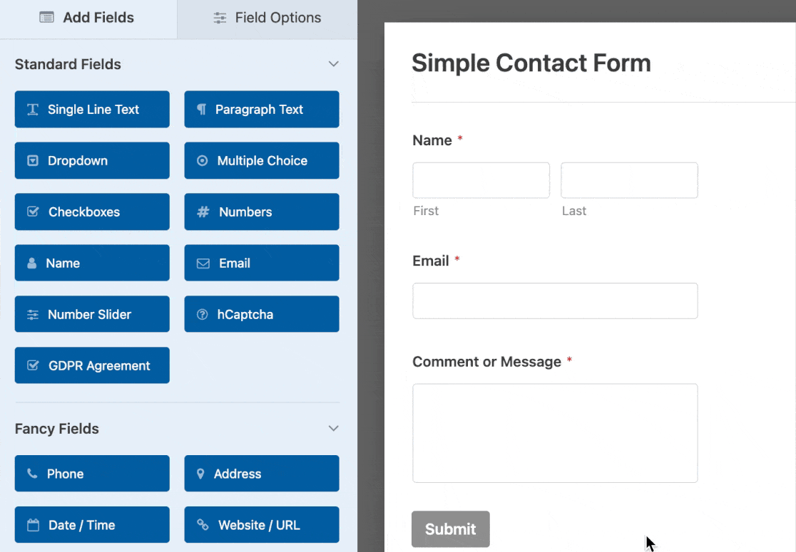 Add Phone Field - WPForms Adding a phone field to a contact form