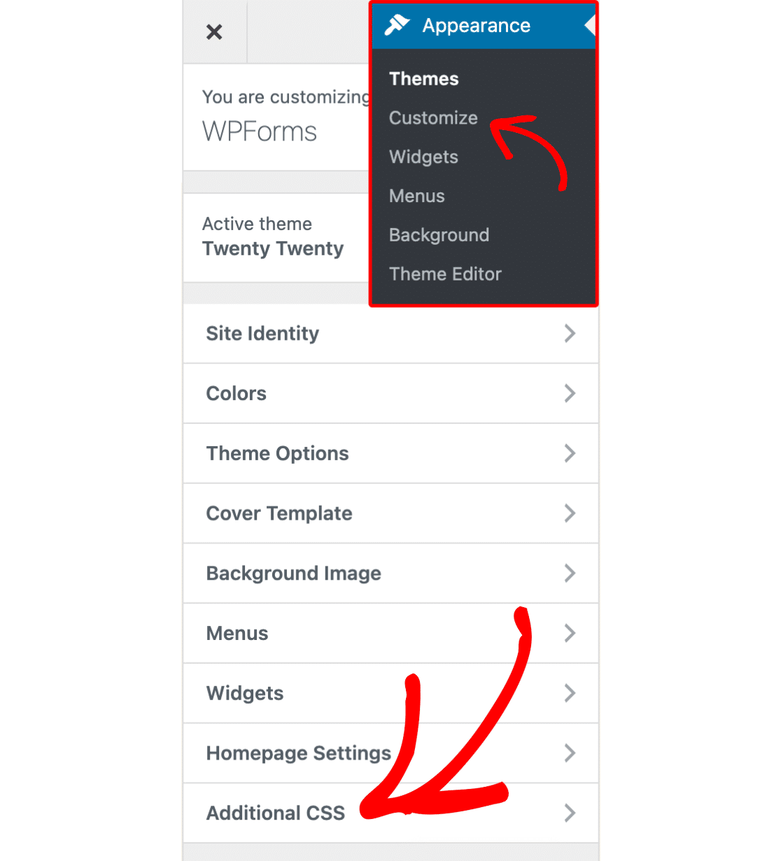 Add custom CSS to WordPress - WPForms Add custom CSS to WordPress