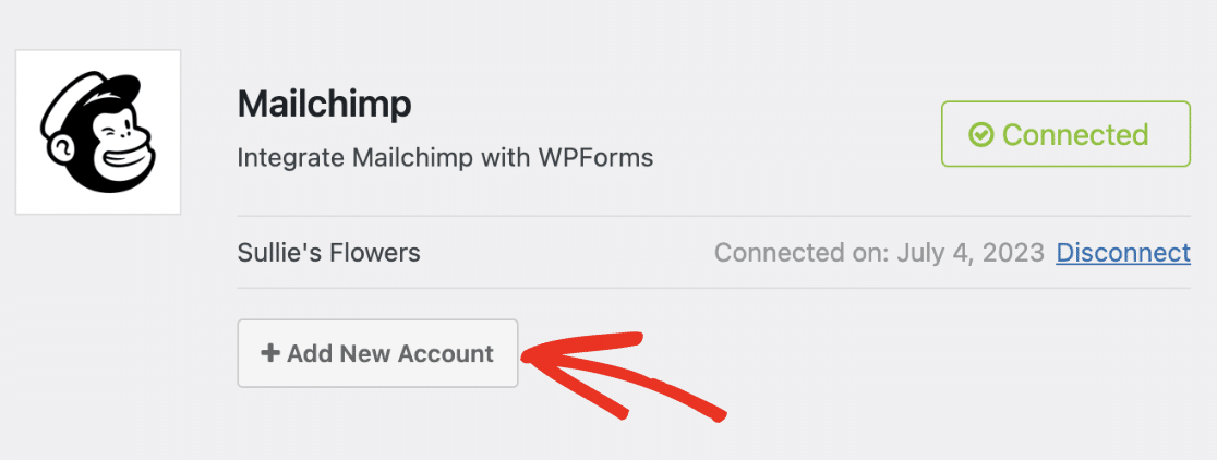 Add a New Account Add new account