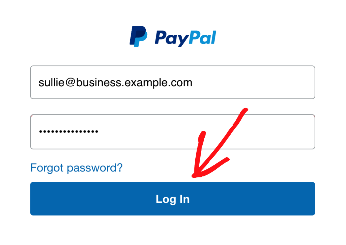 enter-password-paypal-commerce - WPForms Enter your password