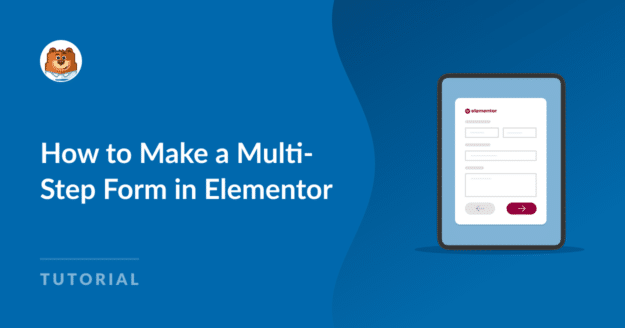 How to make a multi step form in Elementor