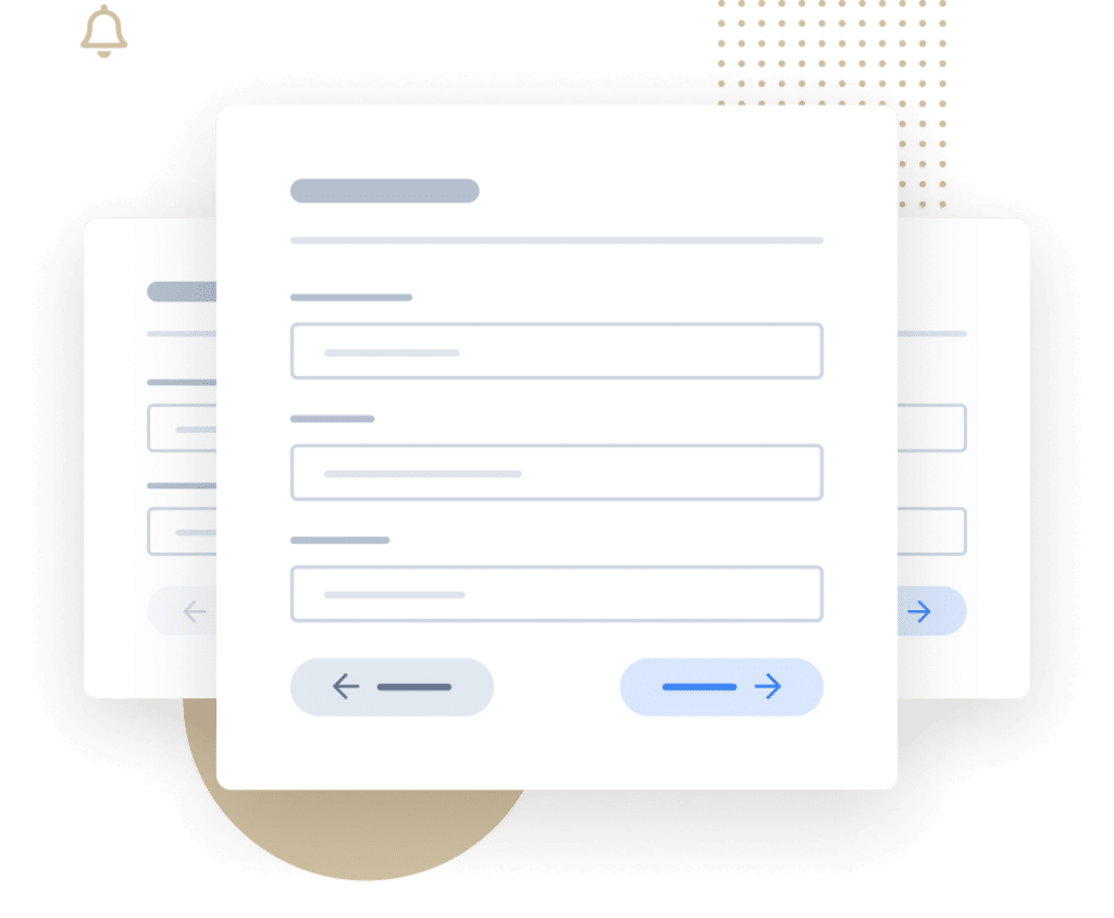 Illustration of Multi-Page Forms with Navigation Buttons - WPForms Illustration of multi-page forms with navigation buttons