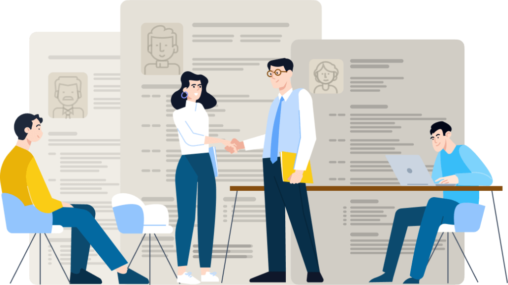 Job Interview and Recruitment Process with Candidates and Hiring Team - WPForms Job interview and recruitment process with candidates and hiring team