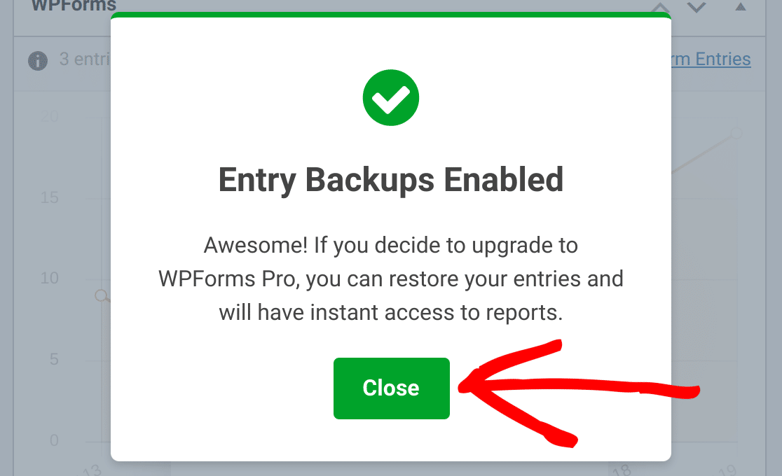 lite-connect-backups-enabled-popup - WPForms Entry backups enabled popup