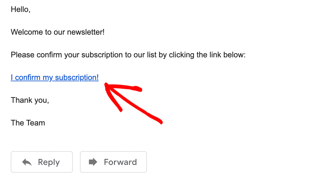 Confirm MailPoet subscription