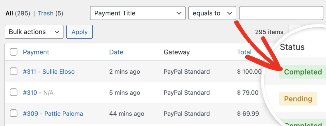 PayPal Standard Completed Status PayPal Standard completed status