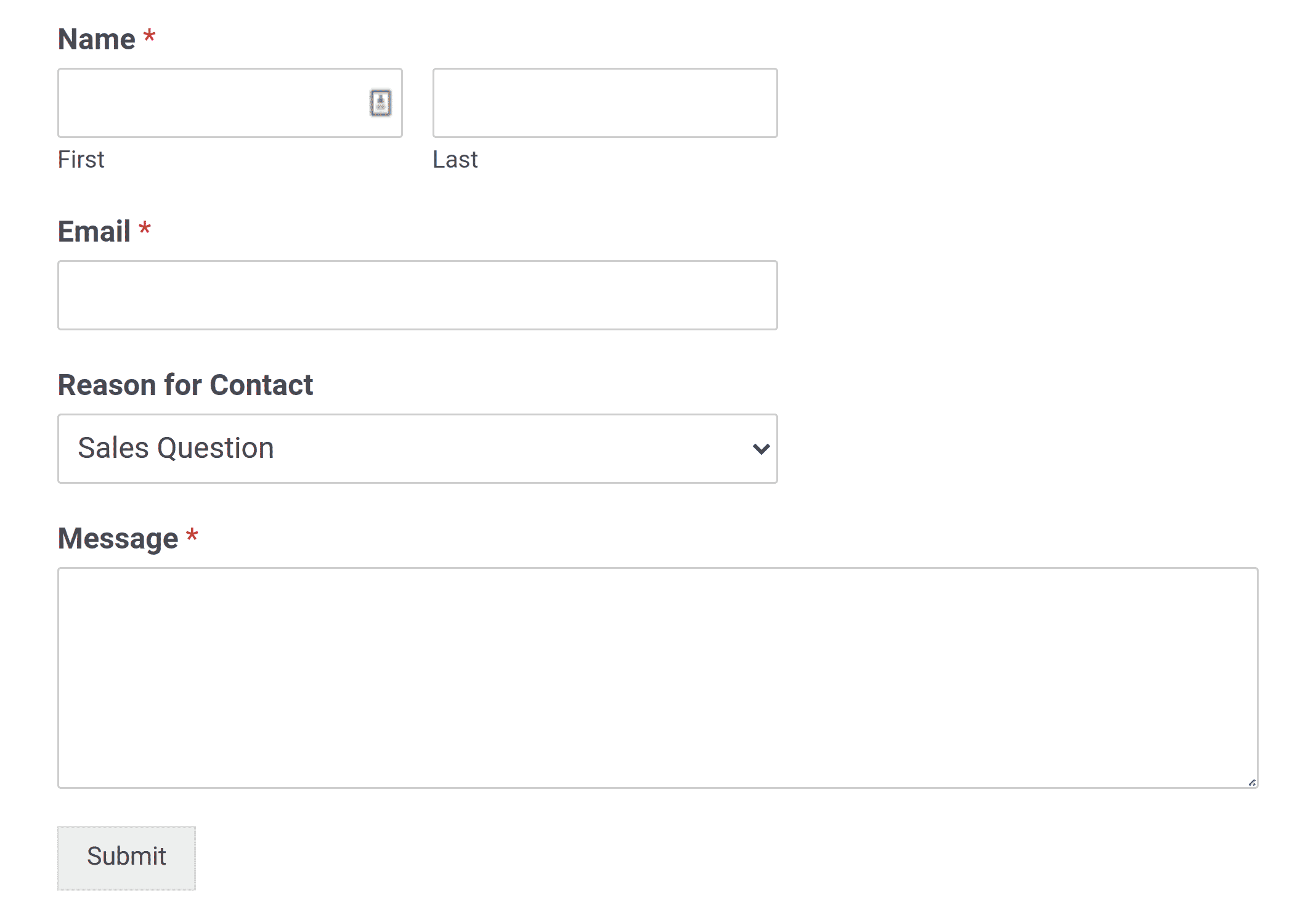 Salesforce-connection-test-form - WPForms Adding some data to a form to test a Salesforce connection