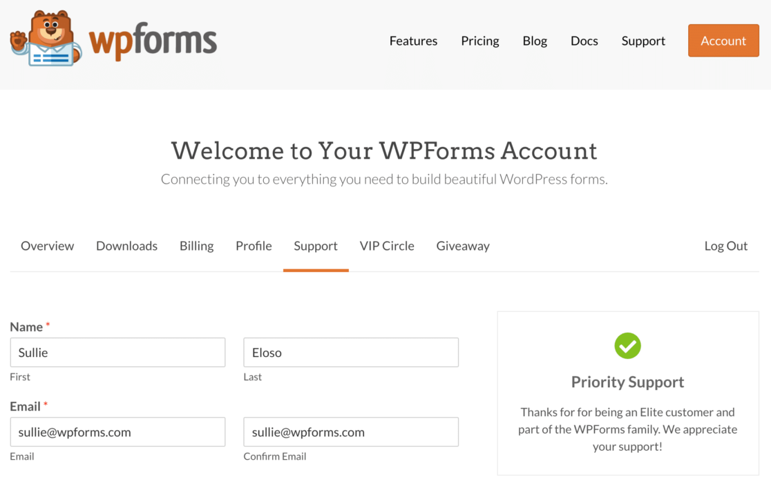 WPForms support ticket for paid licenses - WPForms WPForms support ticket for paid licenses